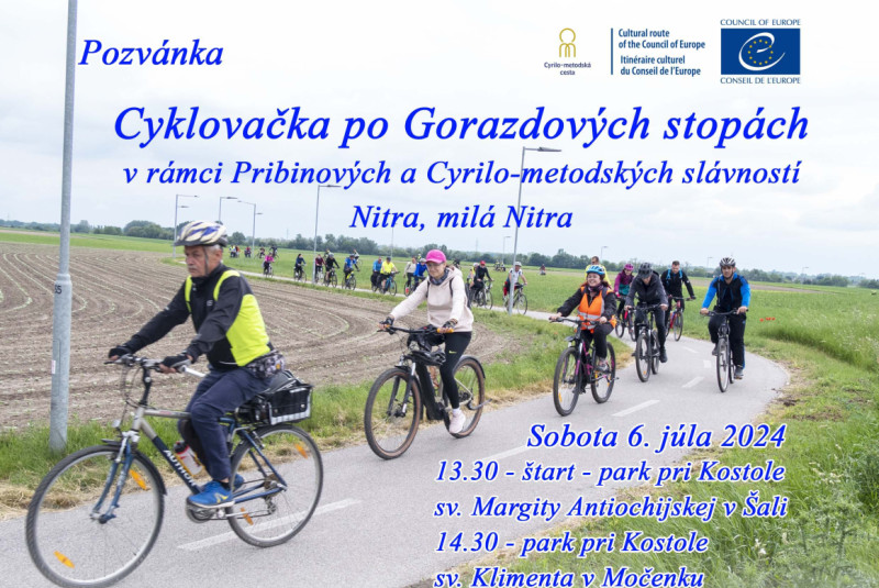 Cyklovačka Šaľa - Močenok  Nitra 6. júla